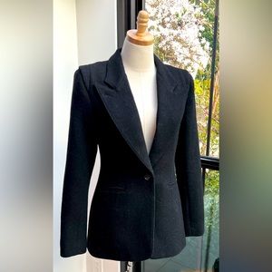 Smythe Black Wool Blazer
